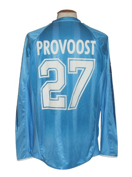Club Brugge 2005-06 Away shirt MATCH ISSUE UEFA CUP #27 Vincent Provoost