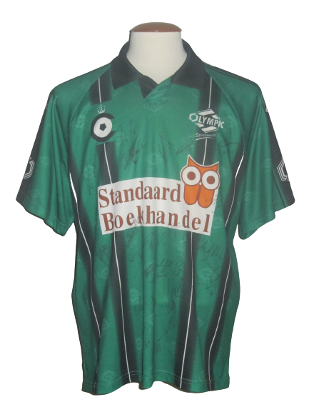 Cercle Brugge 2003-05 Home shirt MATCH ISSUE/WORN #5 Christophe Grondin *signed*