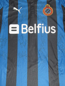 Club Brugge 2012-13 Home shirt MATCH ISSUE/WORN Europa League #7 Mémé Tchité *signed*