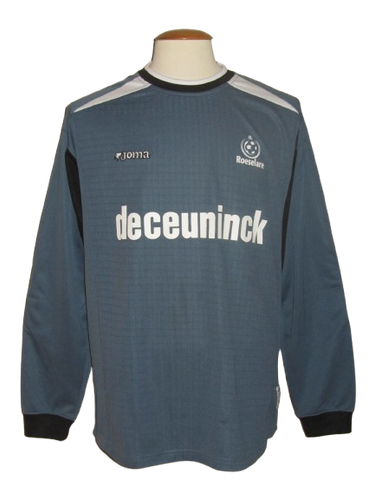 KSV Roeselare 2006-07 Keeper shirt MATCH ISSUE/WORN UEFA Cup #1 Jurgen Sierens