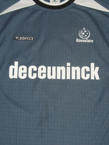 KSV Roeselare 2006-07 Keeper shirt MATCH ISSUE/WORN UEFA Cup #1 Jurgen Sierens