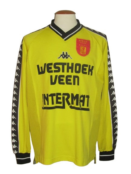 KSV Ingelmunster 1999-00 Home shirt MATCH ISSUE/WORN #3 Eddy Verbeeck