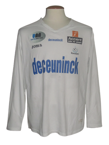 KSV Roeselare 2008-09 Home shirt MATCH ISSUE/WORN #19 Boubacar Dembélé