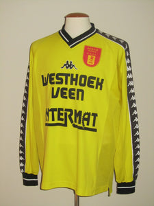 KSV Ingelmunster 1999-00 Home shirt MATCH ISSUE/WORN #3 Eddy Verbeeck