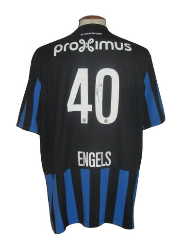 Club Brugge 2014-15 Home shirt XXL #40 Bjorn Engels *signed & mint*