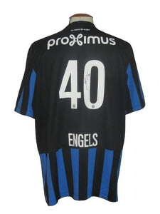Club Brugge 2014-15 Home shirt XXL #40 Bjorn Engels *signed & mint*