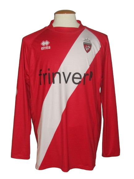 Royal Excel Mouscron 2007-08 Home shirt L/S XL