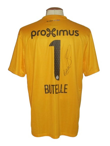 Club Brugge 2015-16 Keeper shirt XL #1 Ludovic Butelle *signed & mint*