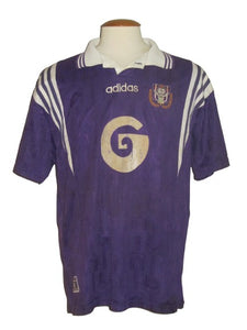 RSC Anderlecht 1996-97 Home shirt MATCH ISSUE/WORN UEFA Cup #8 Yaw Preko
