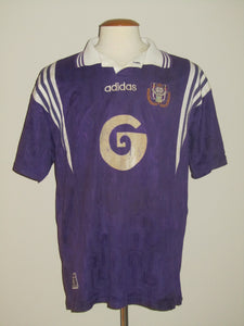 RSC Anderlecht 1996-97 Home shirt MATCH ISSUE/WORN UEFA Cup #8 Yaw Preko
