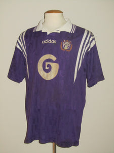 RSC Anderlecht 1996-97 Home shirt MATCH ISSUE/WORN UEFA Cup #8 Yaw Preko