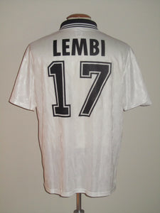 Club Brugge 1996-97 Away shirt MATCH ISSUE/WORN UEFA Cup #17 Hervé Nzelo-Lembi