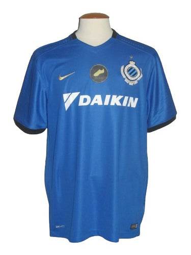 Club Brugge 2016-17 Home shirt XL #11 José Izquierdo *golden boot & signed*
