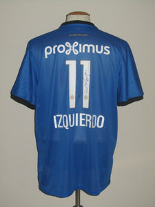Club Brugge 2016-17 Home shirt XL #11 José Izquierdo *golden boot & signed*