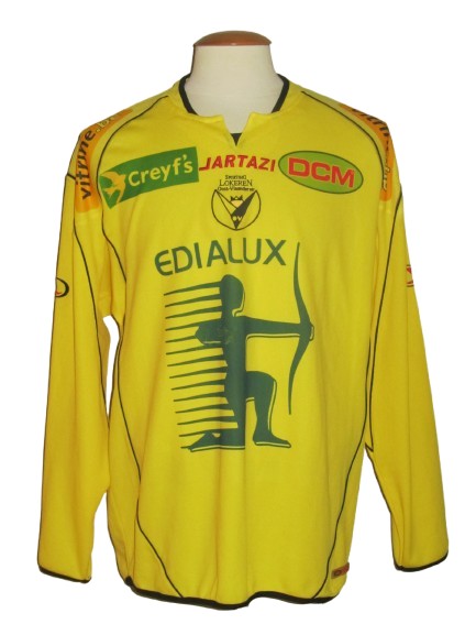 KSC Lokeren 2005-06 Away shirt MATCH ISSUE/WORN #11