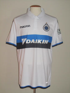 Club Brugge 2017-18 Away shirt XL #6 Jordy Clasie *signed & mint*
