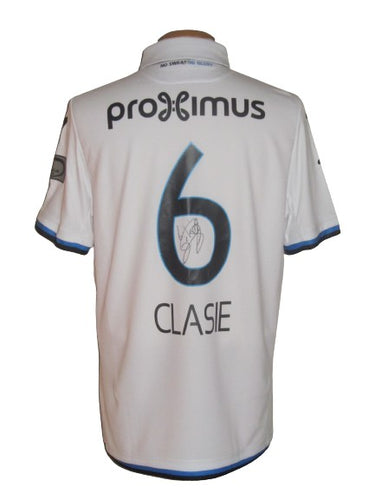 Club Brugge 2017-18 Away shirt XL #6 Jordy Clasie *signed & mint*