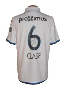 Club Brugge 2017-18 Away shirt XL #6 Jordy Clasie *signed & mint*