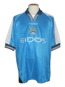 Manchester City FC 2000-01 Home shirt #23 Paulo Wanchope *mint*