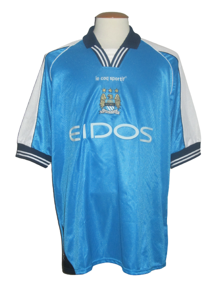 Manchester City FC 2000-01 Home shirt #23 Paulo Wanchope *mint*