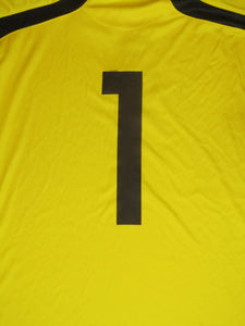 Rode Duivels 2010-11 Euro Qualifiers Keeper shirt PLAYER ISSUE #1