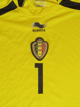 Load image into Gallery viewer, Rode Duivels 2010-11 Euro Qualifiers Keeper shirt PLAYER ISSUE #1