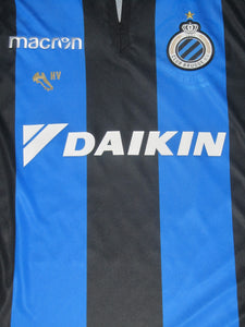 Club Brugge 2018-19 Home shirt XL #20 Hans Vanaken *Pro Asssist & signed*