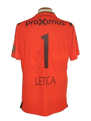 Club Brugge 2018-19 Keeper shirt XL #1 Karlo Letica *signed & mint*