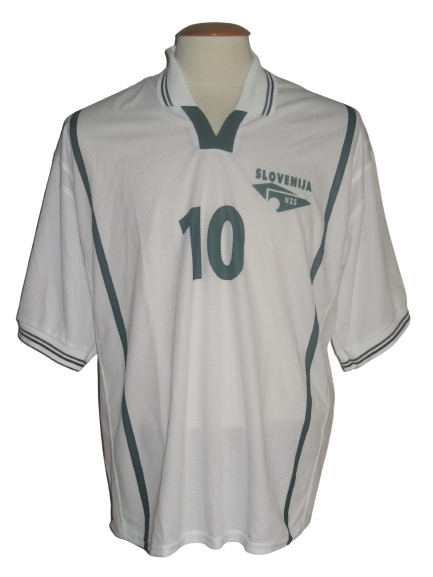 Photo Vintage Originale Calcio Slovénie 2001 - Tirage Argentique 20x30 Cm - Farabola