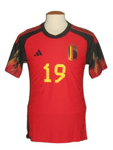 Load image into Gallery viewer, Rode Duivels 2022-24 Authentic home shirt S #19 *mint*