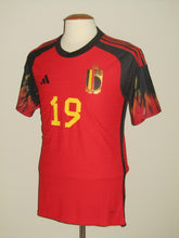 Load image into Gallery viewer, Rode Duivels 2022-24 Authentic home shirt S #19 *mint*