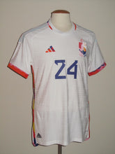Load image into Gallery viewer, Rode Duivels 2022-24 Away shirt MATCH ISSUE/WORN #24 Luis Openda vs Egypt