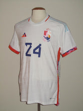Load image into Gallery viewer, Rode Duivels 2022-24 Away shirt MATCH ISSUE/WORN #24 Luis Openda vs Egypt