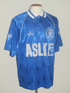 Eendracht Aalst 1991-92 Away shirt MATCH ISSUE/WORN #9 Ronald Van Peteghem