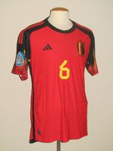 Load image into Gallery viewer, Rode Duivels 2022-24 Home shirt MATCH ISSUE/WORN EK U21 #6 Aster Vranckx