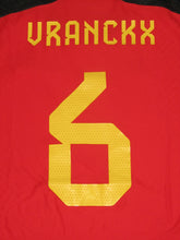Load image into Gallery viewer, Rode Duivels 2022-24 Home shirt MATCH ISSUE/WORN EK U21 #6 Aster Vranckx