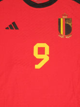 Load image into Gallery viewer, Rode Duivels 2022-24 Home shirt MATCH ISSUE/WORN U21 *multiple player names and numbers*