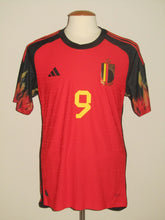 Load image into Gallery viewer, Rode Duivels 2022-24 Home shirt MATCH ISSUE/WORN U21 *multiple player names and numbers*