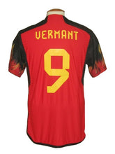 Load image into Gallery viewer, Rode Duivels 2022-24 Home shirt MATCH ISSUE/WORN U21 *multiple player names and numbers*