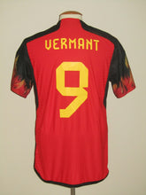 Load image into Gallery viewer, Rode Duivels 2022-24 Home shirt MATCH ISSUE/WORN U21 *multiple player names and numbers*