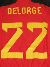 Load image into Gallery viewer, Rode Duivels 2022-24 Home shirt MATCH ISSUE/WORN U21 *multiple player names and numbers*
