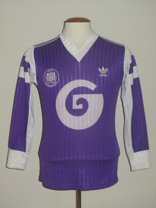 RSC Anderlecht 1989-92 Home shirt L/S XS