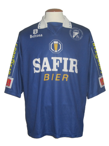 Eendracht Aalst 1995-96 Away shirt MATCH ISSUE/WORN #8 Kris Temmerman