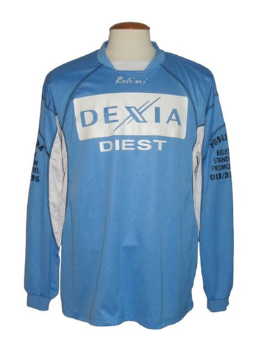 KTH Diest 2005-10 Away shirt MATCH ISSUE/WORN #18