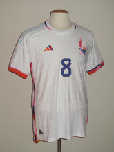 Load image into Gallery viewer, Rode Duivels 2022-24 Away shirt MATCH ISSUE/WORN U21 #8 Mario Stroeykens