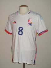 Load image into Gallery viewer, Rode Duivels 2022-24 Away shirt MATCH ISSUE/WORN U21 #8 Mario Stroeykens