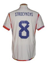 Load image into Gallery viewer, Rode Duivels 2022-24 Away shirt MATCH ISSUE/WORN U21 #8 Mario Stroeykens