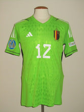 Load image into Gallery viewer, Rode Duivels 2022-24 Keeper shirt MATCH ISSUE/WORN EK U21 #12 Senne Lammens