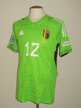Load image into Gallery viewer, Rode Duivels 2022-24 Keeper shirt MATCH ISSUE/WORN EK U21 #12 Senne Lammens