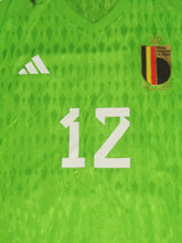 Load image into Gallery viewer, Rode Duivels 2022-24 Keeper shirt MATCH ISSUE/WORN EK U21 #12 Senne Lammens
